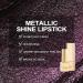 OULAC Metallic Shine Glitter Lipstick Black - Midnight Mirage (21) - Buy Online on SooperMarket.com