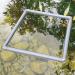 Auprotec Pond Feed Ring 30cm - 70cm | Square 50cm Gray | Ideal for Garden Fish Feeding | Durable & Easy to Use - Buy Online on SooperMarket.com