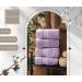 Luxurious Turkish Hand Towels Set | Soft & Absorbent | 100% Cotton | Quick Dry | Lavender - Set of 4 - Buy Online on SooperMarket.com
