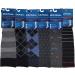 Dr. Motion Men 6-Pack Compression Knee High Socks - Assorted Designs - Buy Online on SooperMarket.com