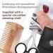THREE SWORDS Stainless Steel Professional Beard Scissors & Comb Set - Perfect Grooming Tool for Men - Buy Online on SooperMarket.com