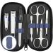 Manicure Set Solingen - comparison winner with top/performance - Art leather case handy and soft - 7 -part nail set for women and gentlemen marqus made of brilliant polished steel 8. Jeans