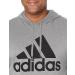 adidas Men's Essentials Logo Hoodie X-Large Tall - Medium Grey Heather/Black - Buy Online on SooperMarket.com