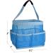 Mesh Shower Bag - 9-Pocket Blue Organizing Bathroom Toiletry Essentials - Buy Online on SooperMarket.com