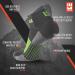MudGear Quarter Length Trail Running Socks 2-Pack - Men and Women - Gray/Green - Medium - Perfect for Running, Hiking, Cycling and More - Buy Online on SooperMarket.com