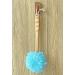 Shower Loofah Body & Back Scrubber | Exfoliating Luffa Bath Brush | Long Wooden Handle | Men & Women | Easy Reach | 2 Pack Blue - Buy Online on SooperMarket.com