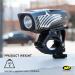 NiteRider Lumina Micro 850 Front Bike Light - USB Rechargeable Safety Flashlight for Mountain and City Cycling - Buy Online on SooperMarket.com