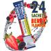 Naka Electrolytes + Energy Natural Hydration Drink Mix powder Berry Flavour Caffeine Free Botanical Boost with Beetroot Hawthorn Berry and Ginseng Made in Canada (24 sachets) - Buy Online on SooperMarket.com