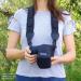 USA GEAR Black Neoprene DSLR SLR Camera Sleeve Case with Belt Loop and Accessory Storage - Compatible with Nikon D3400, Canon EOS Rebel SL2, Pentax K-70 | Protective Holster for Camera - Buy Online on SooperMarket.com