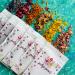 Edible Dried Flower Petal Cake Decorating Kit - 6 x 120ml Bags - Blue Cornflower Yellow & Orange Marigold Pink & Red Rose (231)