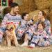 PatPat Reindeer & Snowflake Family Christmas PJs Set - Kids 6-7 Years Bluewhite - Buy Online on SooperMarket.com