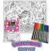 Splat Planet Unicorn Toddler Placemat with 10 Washable Magic Pens - Non-Toxic Color & Wash Out Mat - Buy Online on SooperMarket.com