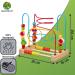 Buy Balinco MOTOR SKILLS LOOP - Wooden Toy Bead Labyrinth with Fruit Elements & Bead Slider | Ideal Baby Toy for 6 Months+ - Buy Online on SooperMarket.com