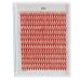 Bodermincer D Curl 240pcs 20D Red Color/Blue Color/Black Color/Brown Color/Purple Color Lashes Cluster Eyelashes False Eyelashes Eyelash Extension (12mm Red) 20D-Red-12mm