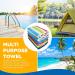 Ben Kaufman Cabana Stripe Beach Towel - Large Cotton Terry, 30 x 60, 6 Pack - Soft, Absorbent & Assorted Colors - Buy Online on SooperMarket.com