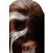 Buy Wig Me Up GFW2469-33 | Extravagant Women's Wavy Shoulder Length Wig in Mahogany Brown & White Blonde | 40 cm Middle Parting | International Shipping - Buy Online on SooperMarket.com