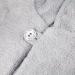 Mabyen Baby Hooded Bathrobe - 100% Organic Cotton Baby Poncho in Light Grey | Eco-Friendly One Size International Shipping - Buy Online on SooperMarket.com