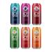 Sparkling Ice +Caffeine, Naturally Flavored Sparkling Water with Antioxidants & Vitamins, Zero Sugar, Multi-Flavor Variety Pack, 16oz Cans with Oasis Snacks Sticker (6 Flavor Variety, Pack of 12) 6 Flavor Variety 16 Fl Oz (Pack of 12)