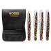 Tweezers Set Eyebrows Tweezers Kit Professional Stainless Steel Tweezers Set - 4 Pieces with Leatherette Travel Case Perfect for Facial Hair Beauty and Personal Care Tool (Leapord Style)
