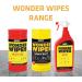 Everbuild Wonder Wipes Multi-Use Cleaning Wipes - 100 Wipes | For Building Trade, Hands, Tools & Surfaces - Specially Formulated (Red) - Buy Online on SooperMarket.com