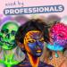 Blue Squid PRO Classic Pink Face Paint 30gm - Professional Water Based Body & Face Makeup for Halloween - Non Toxic & Water Activated - Buy Online on SooperMarket.com