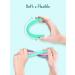 Teething Tube with Safety Shield Baby Hollow Teether Sensory Toys Gum Massager  Food-Grade Silicone for Infant 3-12 Months Boys Girls  1 Pair with 4 Cleaning Brush Included (Emerald+Blue) Emerald+Gray - Buy Online on SooperMarket.com