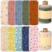 Vitalcozy reusable toilet towels washable bidet towels wipeable towels paperless towels roll absorbent cotton towels paper towels for kitchen paperless beautiful flower