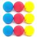 Set of 9 soft balls soft balls tennis balls foam balls for children colourful 6.5 cm 9-pack