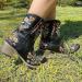 ZGRZPMGR Women's Western Cowgirl Embroidered Ankle Boots - Black (9.5-10) - Buy Online on SooperMarket.com