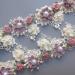 1 Yard Vintage Style Flower Pearl Beads Lace Trim Ribbon - Apricot Wedding Dress Embellishment - Buy Online on SooperMarket.com