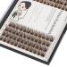 Shop Bodermincer 84 Clusters Brown Wide Cluster Eyelashes | Thick Individual Eyelash Extensions for DIY Home & Professional Makeup (12MM) - International Shipping Available - Buy Online on SooperMarket.com