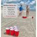 Giant Yard Pong Game - Jumbo Size for Outdoor Fun - Durable Cups, Ball & Pump - Perfect for Lawn, Backyard, Camping, Tailgating - Buy Online on SooperMarket.com