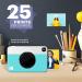 KODAK Printomatic Digital Instant Print Camera - Blue | Full Color Prints | ZINK 2x3 Sticky-Backed Photo Paper - Buy Online on SooperMarket.com