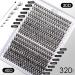 DIY Lash Extension Kit - 320PCS Cluster Lashes with Lash Bond and Seal, Applicator, Remover - C/D Curl Individual Eyelash Extension Kit - 10-16mm - 30D+40D-0.07D-KIT - Buy Online on SooperMarket.com