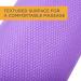 Maximo Fitness Fascia Roll - Medium Hard Massage Roller for Spine Back Legs & Arms (45x15 cm) - Ideal for Yoga Pilates & Post-Sport Recovery - Purple - Buy Online on SooperMarket.com