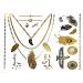 Terra Tattoos Metallic Temporary Tats - 75+ Egyptian Designs, Waterproof & Long Lasting - Ideal for Beach, Festivals & More! - Buy Online on SooperMarket.com
