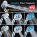 High Pressure 6-in-1 Aquassage by AquaCare - 76-mode 3-way Combo  Showerhead  Hand Shower  Body Brush  Hair Brush & Arm in One! Two Brackets  Extra-long 6 foot Stainless Steel Hose  Brush Head Holder All-chrome - Buy Online on SooperMarket.com