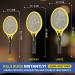 Zap it! Bug Zapper - Battery-Operated Mosquito & Fly Killer Racket with 3500 Volts & LED Light - Includes 2 AA Batteries - Best for Indoor & Outdoor Use - Buy Online on SooperMarket.com