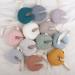Cute Moon-Shaped Baby Pacifier Holder | Durable Cotton Lanyard 13cm | Newborn Accessories 636 - Buy Online on SooperMarket.com