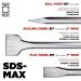 Makita 3-Piece SDS-Max Chisel & Point Bit Set - Heavy Demolition for Reinforced Concrete & Tile - Buy Online on SooperMarket.com