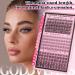 Goddvenus Lash Clusters Kit - Wispy Individual Eyelash Extensions C Curl Fluffy Waterproof Lashes (165pcs 10-18mm) - DIY Beauty Essentials for Stunning Eyes - Buy Online on SooperMarket.com