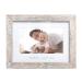 Pearhead Daddy and Me Rustic Keepsake Baby Frame, Gender-Neutral Dad and Baby Picture Frame, Baby Nursery Dcor, Baby's First Christmas Gift, Holiday Gift Ideas, Baby Holiday Gifts Daddy and Me Frame