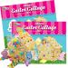 Small Ready to Build Premade Link and Lock Edible Cottage Kit No Baking Needed DIY Easter Cookie Decorating Kits Fun Indoor Holiday Activities for Families 14 Ounces Pack of 2
