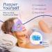 PerfeCore Eye Mask for Puffy Eyes, Migraine Relief, and Sleeping - Hot Cold Compress Pack with Gel Beads - Sinus Pressure and Headache Relief - Purple Eco-Friendly Spa Therapy Wrap with Cover - 1 Count - Buy Online on SooperMarket.com