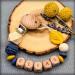 Personalized Baby Gift - Storchenkind | Custom Name | Girls/Boys | Gift Packaging | Laser Engraved Wooden Letters & Food-Safe Silicone | Various Colors - Buy Online on SooperMarket.com
