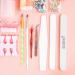 Nail Art Set Professional Acrylic Glitter Powder Liquid Brush Rhinestone Clipper Manicure Nail Art Kit DIY Nail Art Accessories Tool - Buy Online on SooperMarket.com