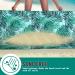 2 Pack Oversized Microfiber Beach Towel Set - Sand-Free, Quick Drying, Super Absorbent - Blue/Green Leaves Print - Ideal for Beach, Pool, Camping - Soft, Lightweight, and Breathable - Buy Online on SooperMarket.com