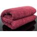 BC BARE COTTON Luxury Hotel & Spa Turkish Cotton Oversized Bath Sheet - Cranberry (40x80 inches, Set of 1) - Buy Online on SooperMarket.com