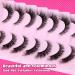 Buy 7 Pairs Cat Eye False Eyelashes - Natural Look Mink Fluffy 15mm 6D Volume Wispy Strip Lashes by PHKERATA - International Shipping Available - Buy Online on SooperMarket.com