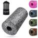 Fizyo fascia roller for fitness yoga and rehabilitation self-massage massage roller for back spine Foam scooter medium-hard EPP foam (29 x 15 cm) including transport bag (silver)
